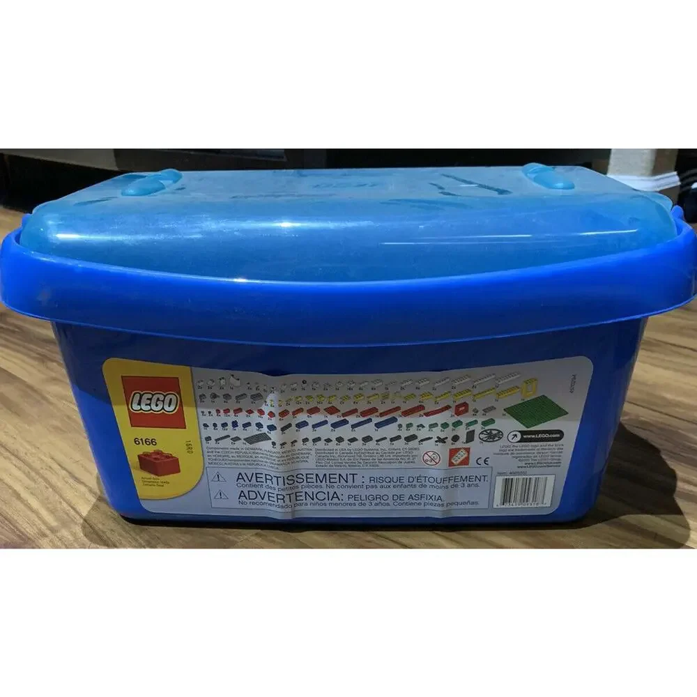 Legos W/ Blue Bin & Lid